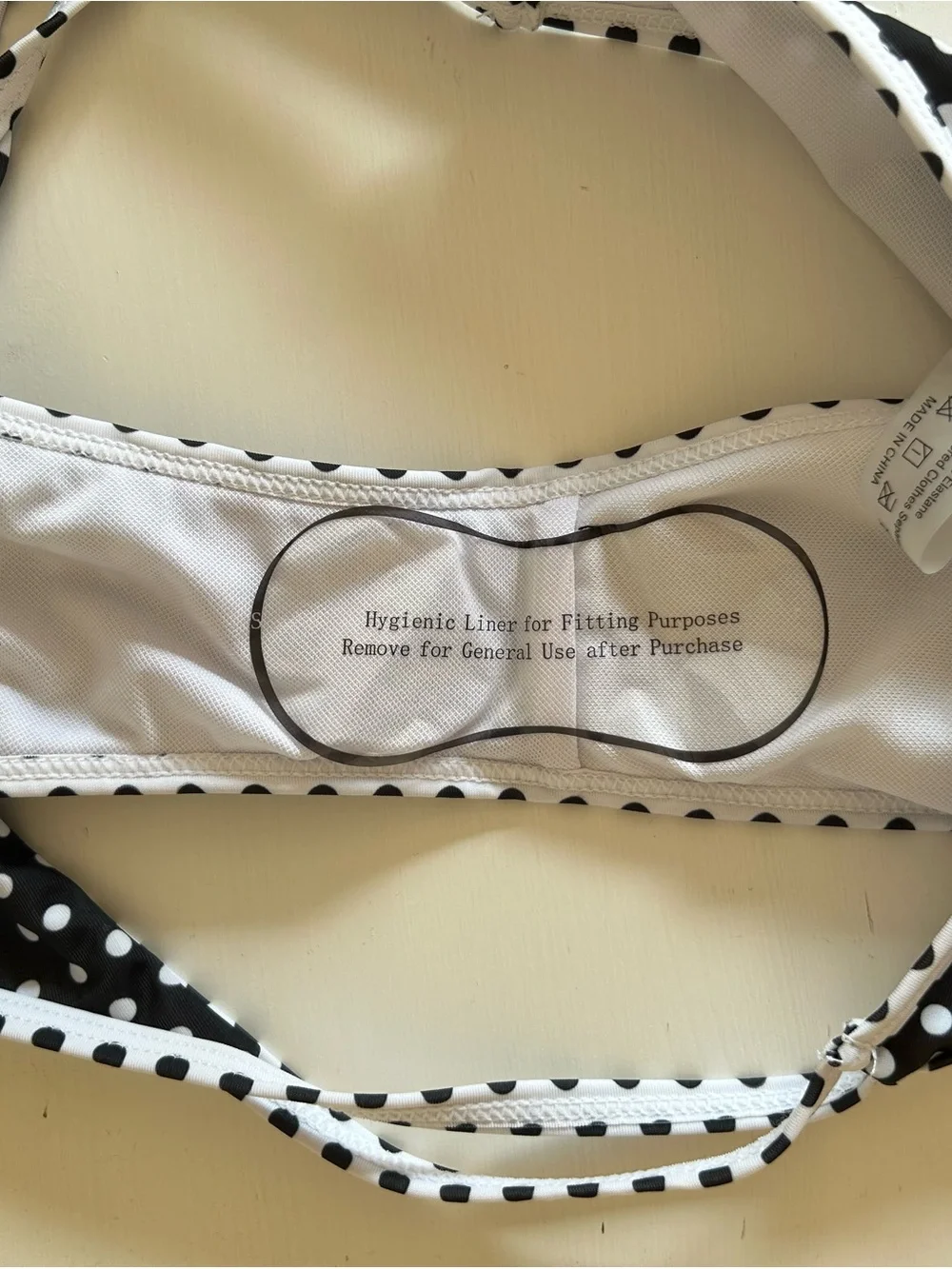 NEVER WORN - Black & White Polka Dot Bikini Set - Picture 4 of 8